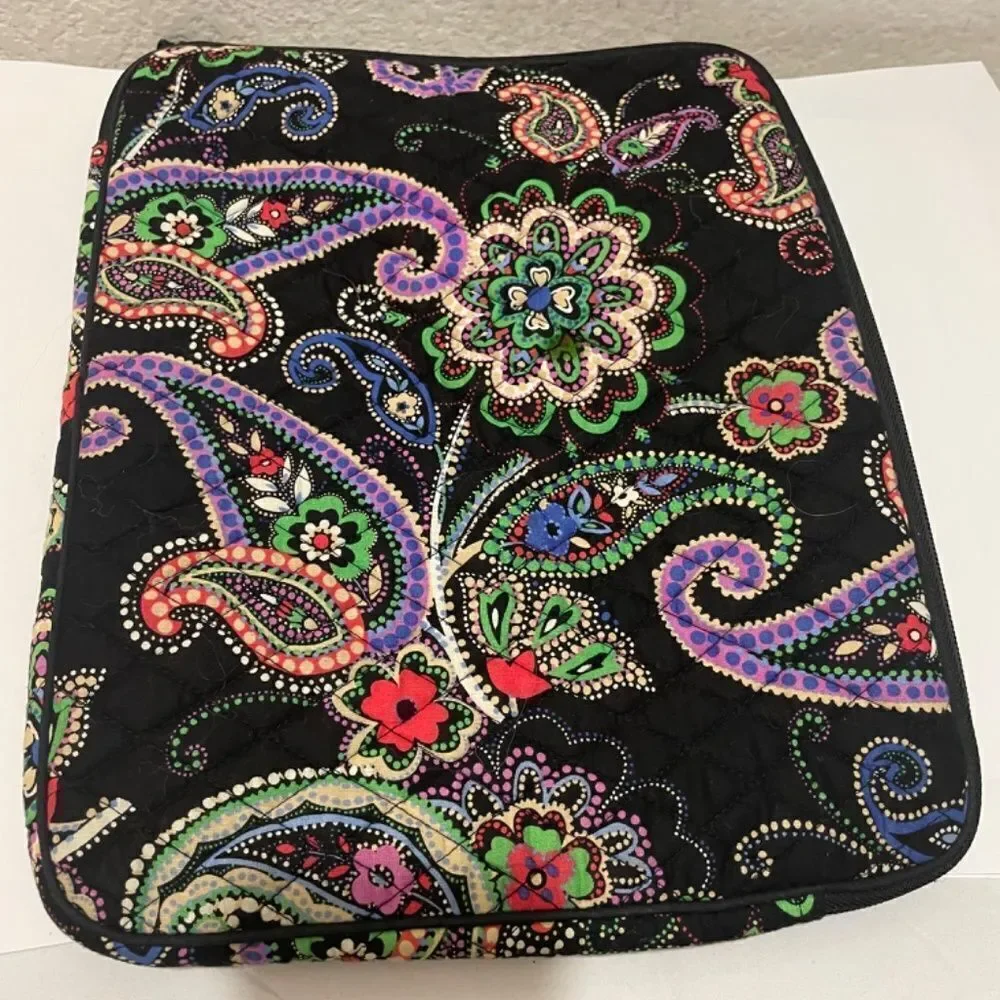 Vera Bradley quilted laptop bag